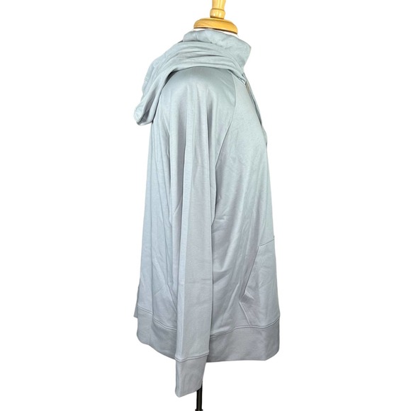 Universal Standard Women’s Funnel Neck Gray Hoodie Medium = 18-20 - Picture 5 of 13